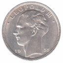 BELGIO 20 Francs Argento 1935 Leopoldo III BB+